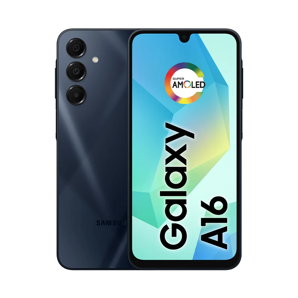 Celular Samsung Galaxy A16, 128GB + 4gb Ram, Câmera De Até 50mp, Tela 6.7”, Nfc, Ip54, Bateria 5000 Mah Preto