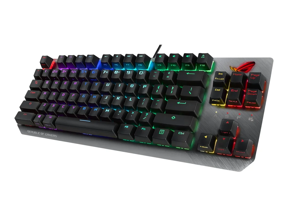 ROG STRIX SCOPE TKL & IMPACT セット Teclado para jogos asus rog Strix Scope tkl