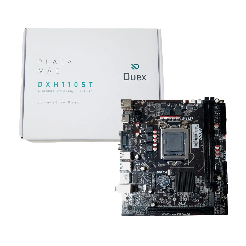 Placa Mãe 1151 H110 Ddr4 - 6ª, 7ª, 8ª E 9ª Geração - I3, I5 E I7 Placa Mãe 1151 H110 Ddr4 - 6ª, 7ª, 8ª E 9ª Geração - I3, I5 E I7