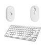 Mouse E Teclado Bluetooth Para Ipad Air 5 10,9  2022 Branco