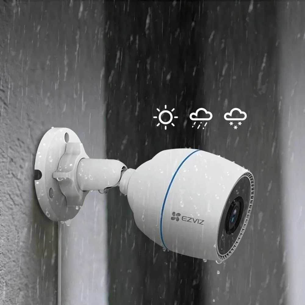 Câmera Wi-fi Ezviz H3c, Fullhd,  Residencial - Cs-h3c-r100-1k2wfl(4mm)