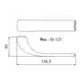 Fechadura Rio Antioxy Interna 55mm Roseta 529 I304 M317 Cromado Haga
