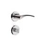 Fechadura Design Banheiro Roseta Redonda 55mm Cromado 821b819cr 3f