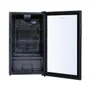 Frigobar Expositor Vertical Hq Vidro Duplo 95 Litros Preto Hq-95fbpv 220v