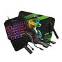 Kit Mobilador Gamer Completo Teclado One Hand Uma Mão Mouse Mousepad Suporte Para Celular