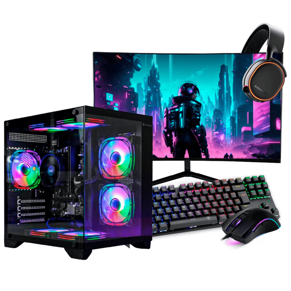 PC Gamer Completo Ryzen 5 5600g, 16gb Ddr4, SSD 480GB, 500w 80 Plus, K4DM83MJ-E