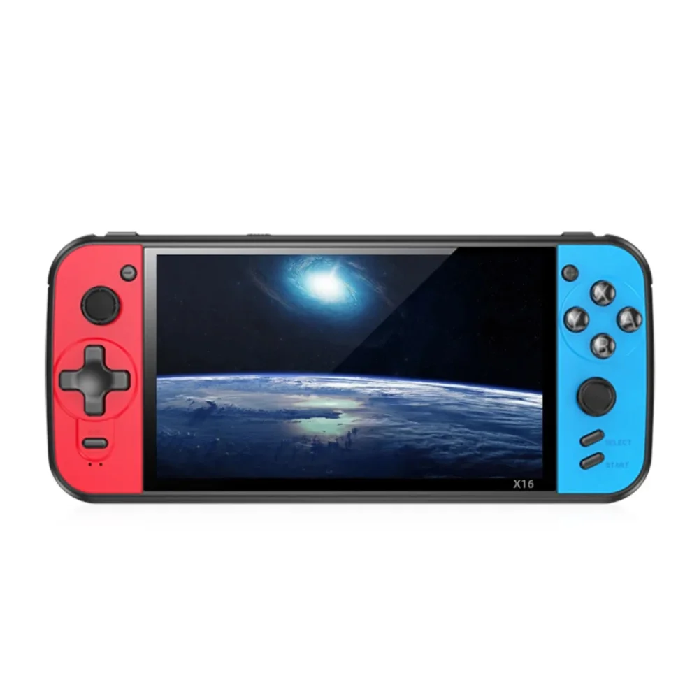 Console Vídeo Game Portátil X16 Plus Tela Gigante De 7,5 " 10 Mil Jogos Console Vídeo Game Portátil X16 Plus Tela Gigante De 7,5 " 10 Mil Jogos