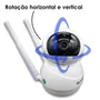 Camera Segurança Robô Panoramica Espia Wifi Orb766 Orbitronic