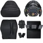 Kit Capas Protetoras Qualicapas Compatíveis C/ Add-on C/ 28cm De Aro + Base T300rs Gt + Pedal T3pa Gt Gamer Thrustmaster