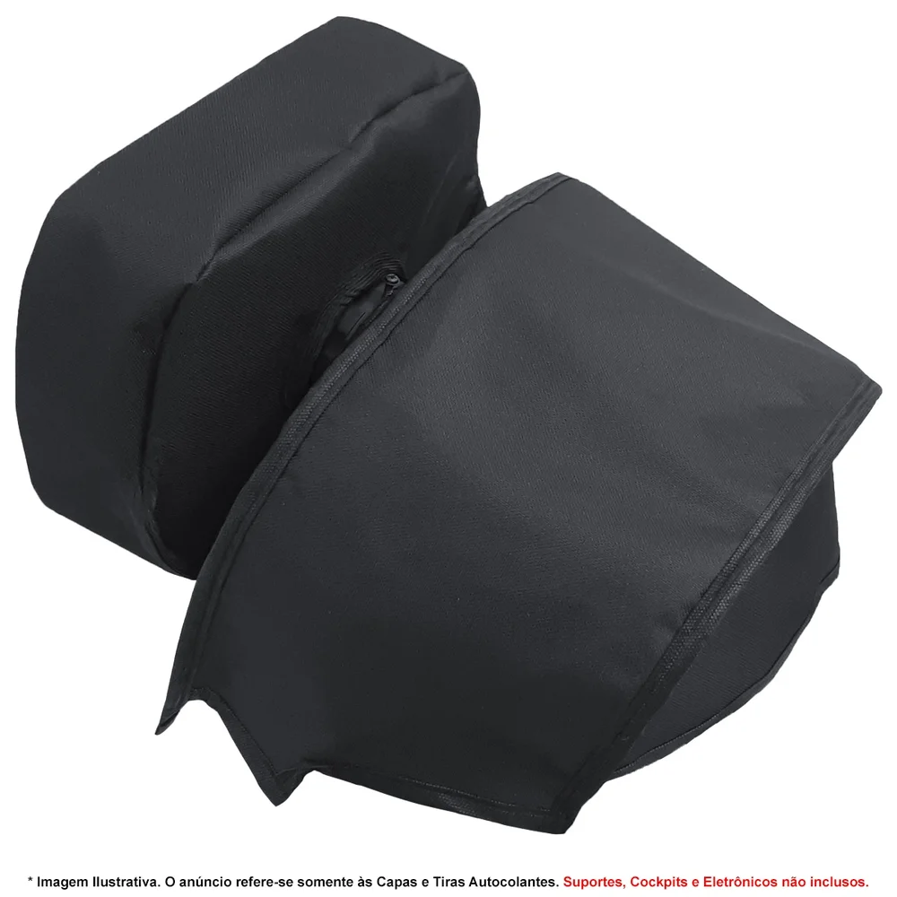 Kit Capas Protetoras Qualicapas Compatíveis C/ Add-on C/ 28cm De Aro + Base T300rs Gt + Pedal T3pa Gt Gamer Thrustmaster