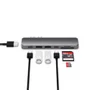 Hub Usb-c Pro Satechi 6 Portas Pd 85w P/ Macbook Space Gray
