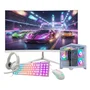 Computador PC Gamer Amd Ryzen 5 5600g 16gb Ram SSD 960gb RTX 2060 Monitor 23" Curvo - Branco