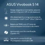 Notebook Asus Vivobook S14 OLED S5406sa Intel Core Ultra 7 256v 16gb Ram 512gb SSD WINDOWS 11 Home Tela 14" Fhd 120hz Blue - Pp218w