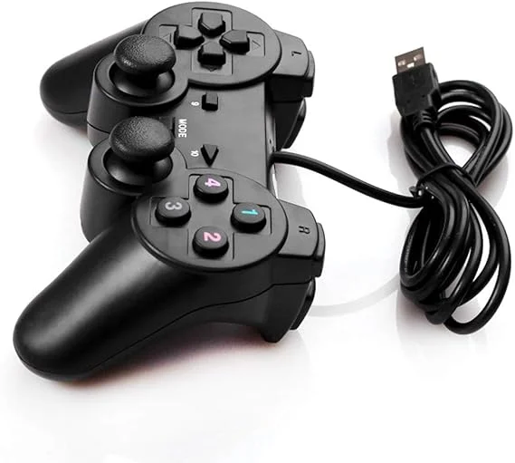 Controle Joystick Dualshock Para PC Games Usb Entrada Usb Controle Joystick Dualshock Para PC Games Usb Entrada Usb