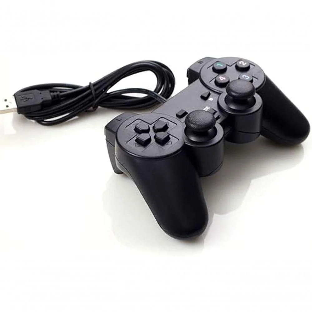 Controle Joystick Dualshock Para PC Games Usb Entrada Usb Controle Joystick Dualshock Para PC Games Usb Entrada Usb