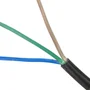 Cabo Pp 3x2,50 Mm Elétrico Flexível Preto - 3 Metros