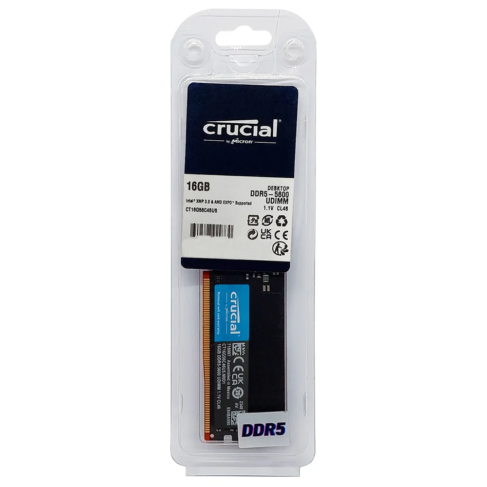 j*j様 Crucial 16GB DDR5 5600 SODIMM メモリー2 Produtos com até 15 OFF no PIX KaBuM