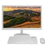 Monitor LED 20" + Kit Teclado E Mouse Sem Fio - Brazil PC Desktop M20kwb HDMI - Branco