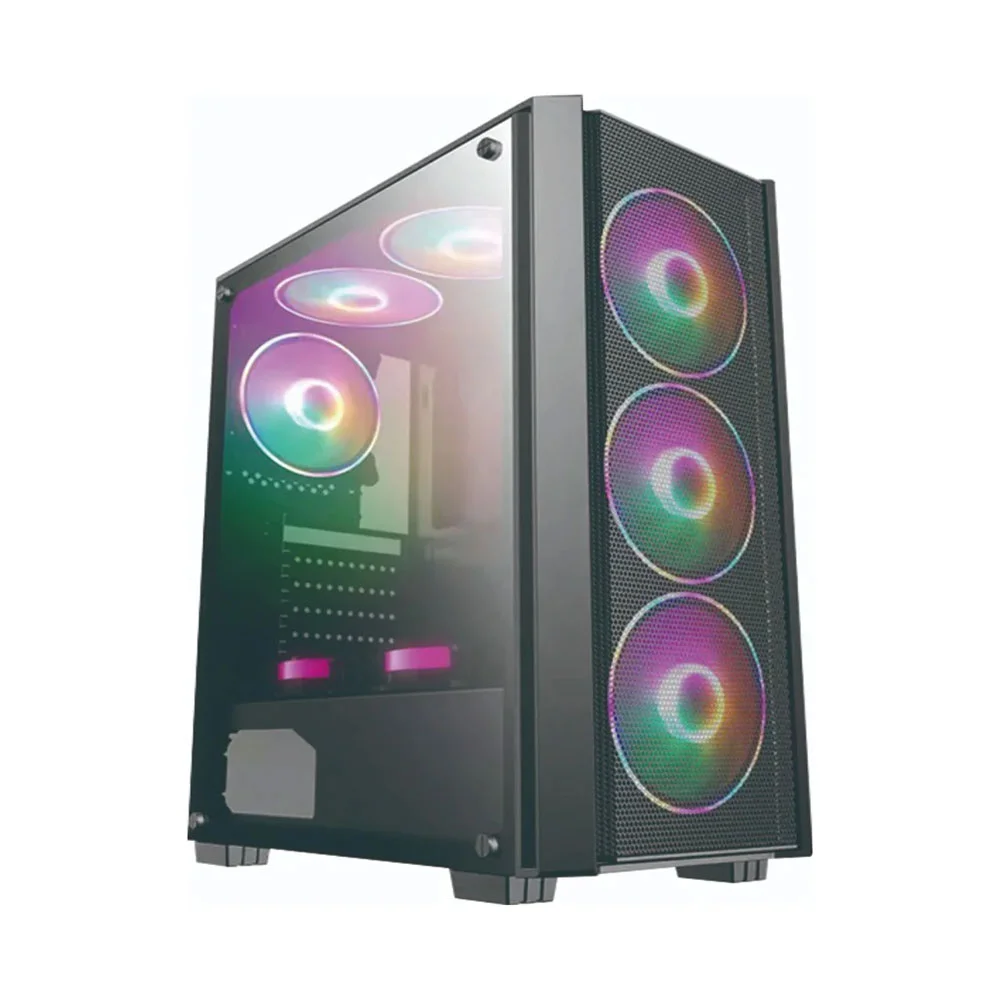 Gabinete Gamer Atx Brazilpc Preto C/ 4 Cooler Vidro Lateral Frente Mash T02b Gabinete Gamer Atx Brazilpc Preto C/ 4 Cooler Vidro Lateral Frente Mash T02b