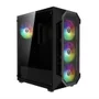Gabinete Gamer Gamdias Aura Gc1 Elite ARGB, Mid-tower, Vidro Temp, 4 Fans, Black - Aura Gc1 Elite ARGB
