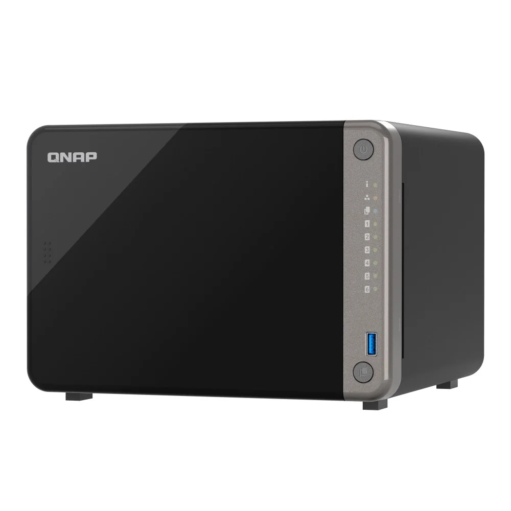 Storage Qnap Arm Cortex A76/a55 8GB Integrada 6 Baias S/ Hd - Ts-ai642-8g