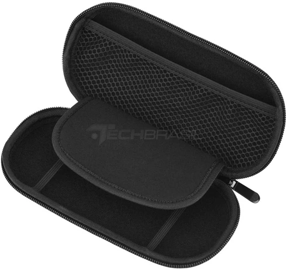 Case Bag Bolsa Estojo Viagem E Proteção Para Ps Vita 1000 Fat 2000 Slim Preto Case Bag Bolsa Estojo Viagem E Proteção Para Ps Vita 1000 Fat 2000 Slim Preto