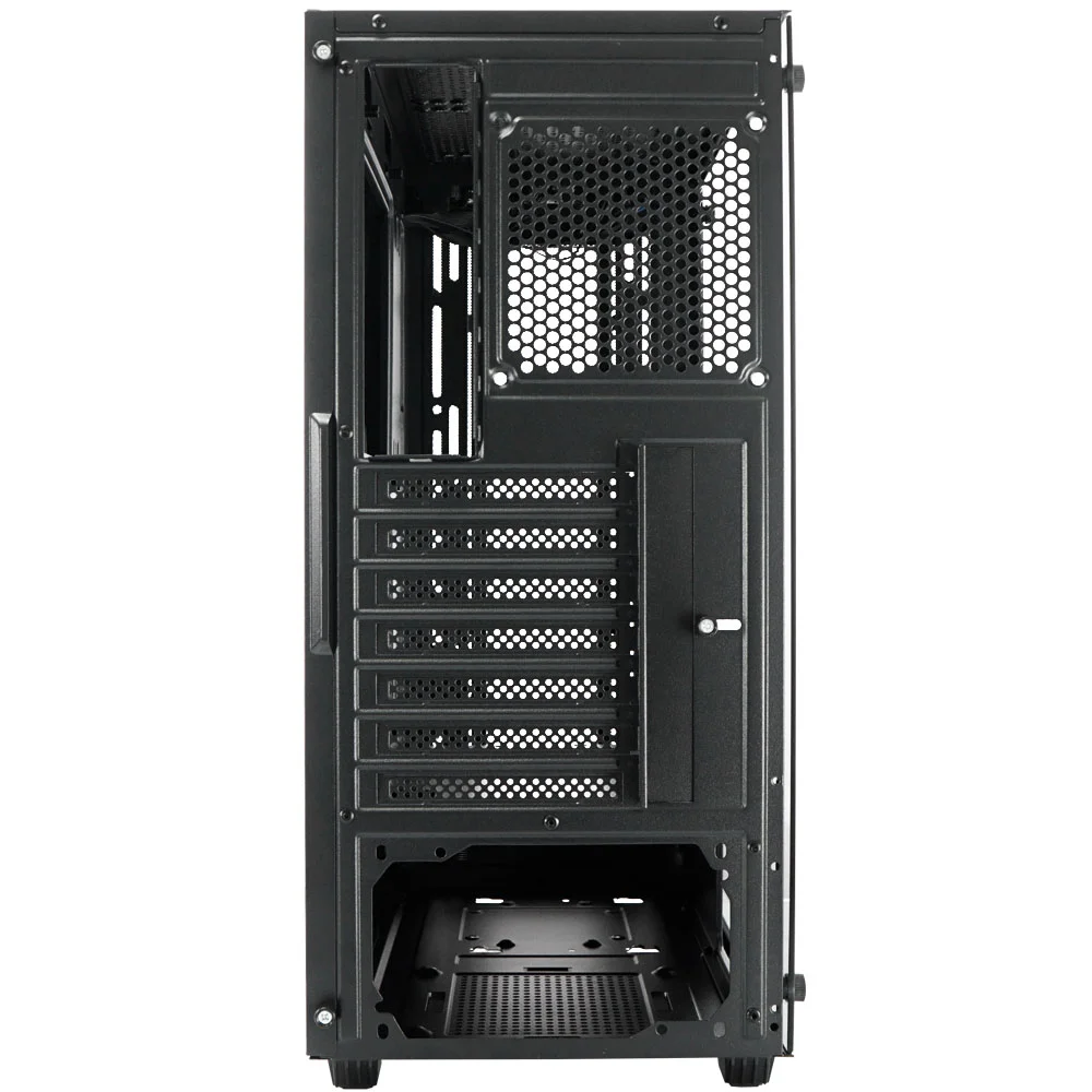 Gabinete Kalkan Alfern Mid Tower Vidro Temperado S/ Fans Preto Gabinete Kalkan Alfern Mid Tower Vidro Temperado S/ Fans Preto