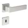 Fechadura Bali Interna Roseta Quadrada Inox Escovado 55mm Soprano