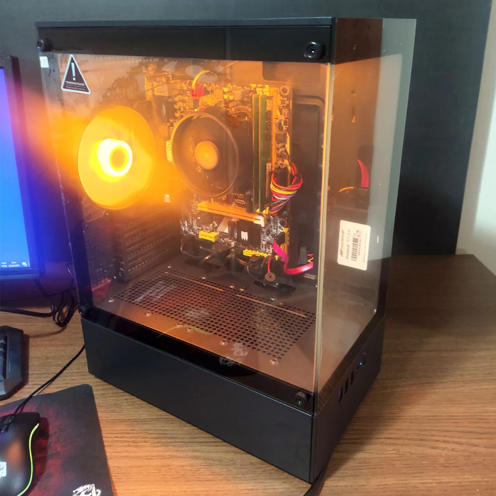 PC Gamer Completo Ryzen 5600gt Rx580 8GB Hd 1TB