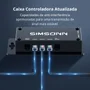 Pedal PC Simsonn PRO PLUS-P3 Preto (Acelerador, Freio, Embr.) Pedal Load Cell Volante PC Cockpit