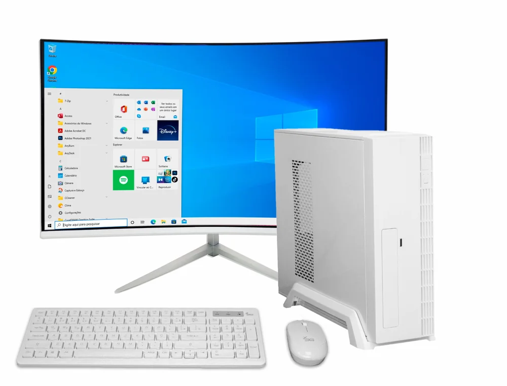 Computador PC Slim i7 11 Geraço 8GB Ram SSD 256gb