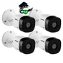 Kit 04 Câmeras De Segurança Vhl 1220 B G2 Hdcvi Full Hd 1080p Intelbras Com Fonte De Alimentação