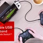 Carregador E Suporte Usb Hori Licenciado Para Ninendo Switch, Oled e Lite