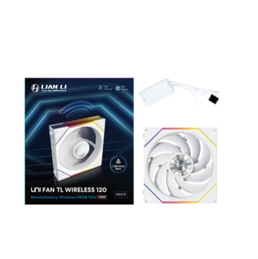 UNI FAN TL WIRELESS 120 ホワイト 2個セット Produtos com até 15 OFF no PIX KaBuM