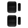 Kit 02 Sensores Magnético De Abertura De Porta E Janela Xas Smart Black Intelbras Sem Fio