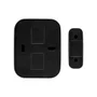 Kit 02 Sensores Magnético De Abertura De Porta E Janela Xas Smart Black Intelbras Sem Fio