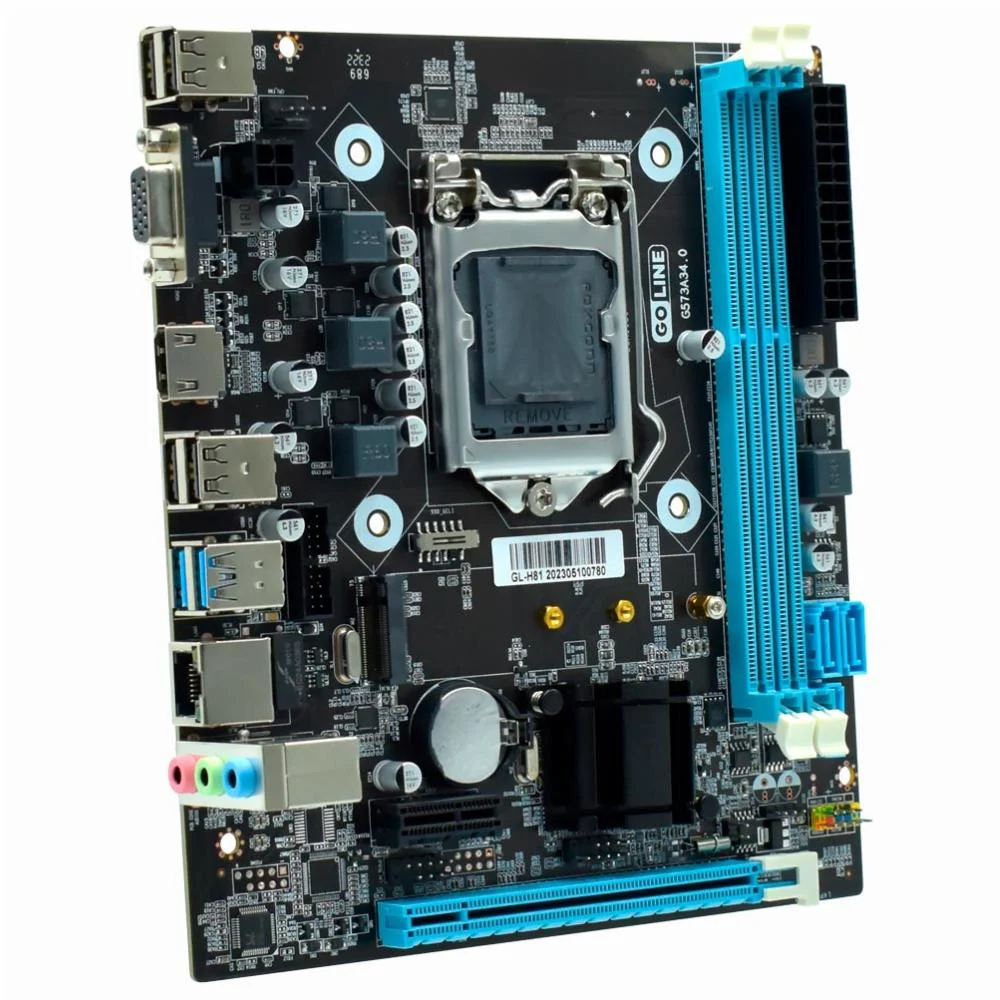 Placa Mae LGA 1150 Ddr3 H81m-g2 Nvme HDMI Vga 4 Ge Goline Placa Mae LGA 1150 Ddr3 H81m-g2 Nvme HDMI Vga 4 Ge Goline