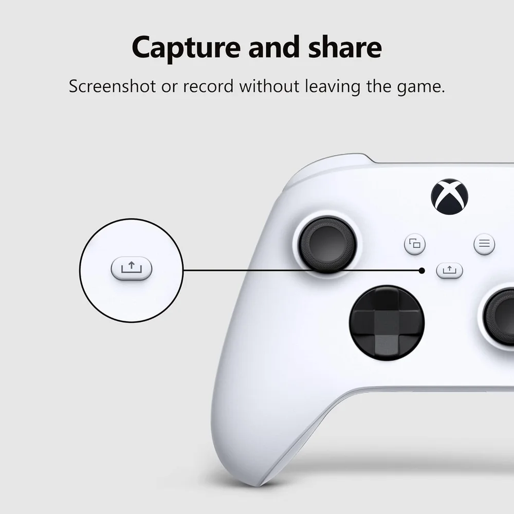 Controle Sem Fio XBOX - Robot White