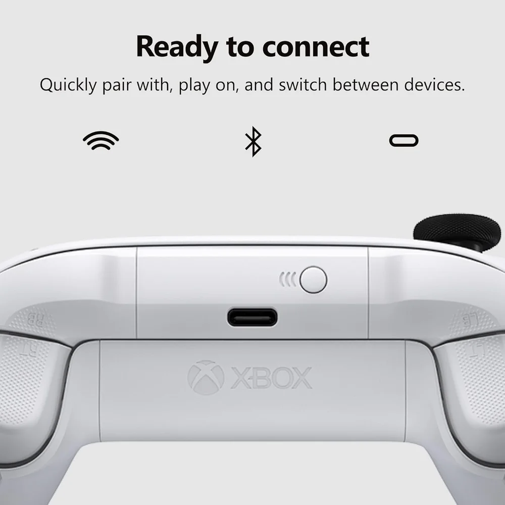 Controle Sem Fio XBOX - Robot White