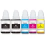 Kit 5 Refil De Tinta Gi190 Para Canon G3100 G3110 G4100 Bk/c/m/y