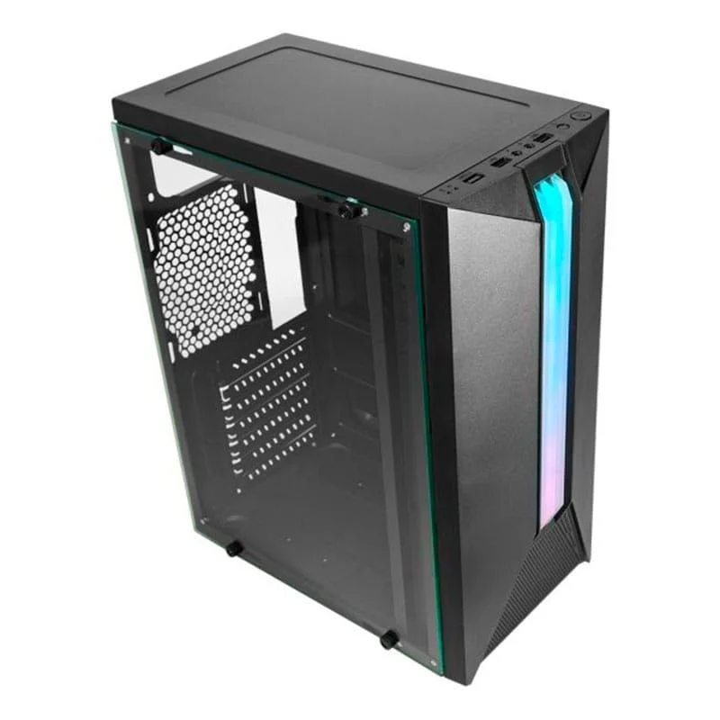 Gabinete Gamer K-mex Cg-04ah Bifrost Vii Lateral Vidro Atx Preto