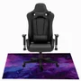 Tapete Gamer De Proteção Para Piso 100x70 - Universo Roxo