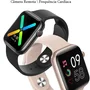 Relógio Smartwatch X8 Digital Bluetooth Masculino E Feminino Com Monitor De Saúde Cor:rosa.