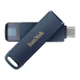 Pen Drive Sandisk 128GB Usb C/lightning 90mbs Azul