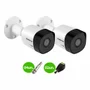 Kit 2 Câmeras Intelbras Vhd 3130 Bullet G6 Hd 720p, Lente 3.6mm Visão Noturna 30m, Ip67 + Conectores