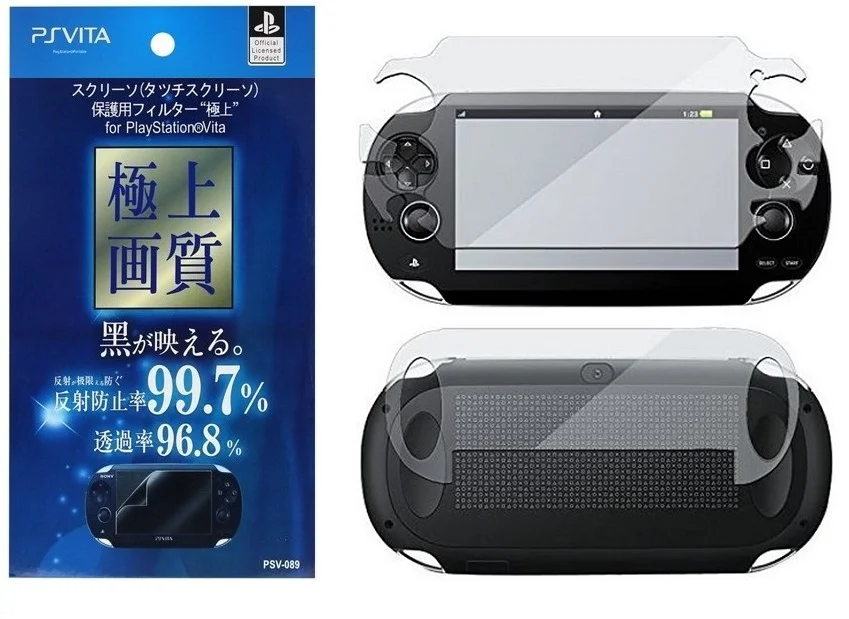 Película Protetora Para Ps Vita 1000 Fat Sony Frente E Verso Película Protetora Para Ps Vita 1000 Fat Sony Frente E Verso