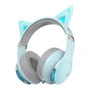 Headset gamer com orelhas, 36h de bateria, Bluetooth, Hi-Res, RGB personalizável, Dobrável - G5BT CAT EDIFIER