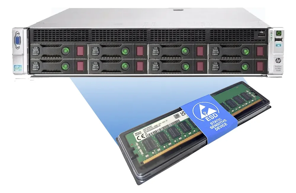Memória Ram Para Servidor Hp Proliant Dl380e Gen8 - 8GB Ecc. Memória Ram Para Servidor Hp Proliant Dl380e Gen8 - 8GB Ecc.