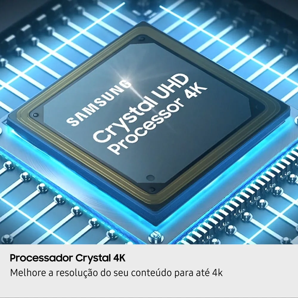 Samsung Smart TV 65" Crystal UHD 4K U8600F 2025, Xbox Cloud Gaming, Canais Gratuitos, Alexa