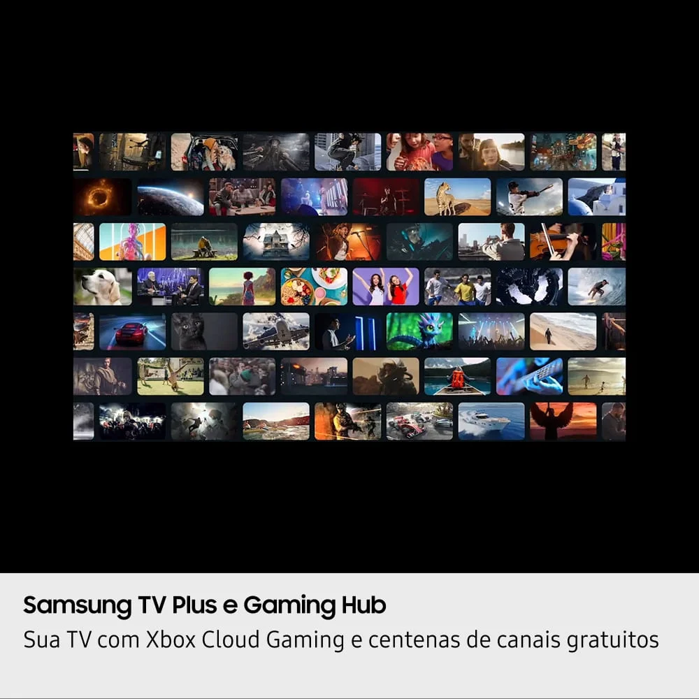 Samsung Smart TV 65" Crystal UHD 4K U8600F 2025, Xbox Cloud Gaming, Canais Gratuitos, Alexa